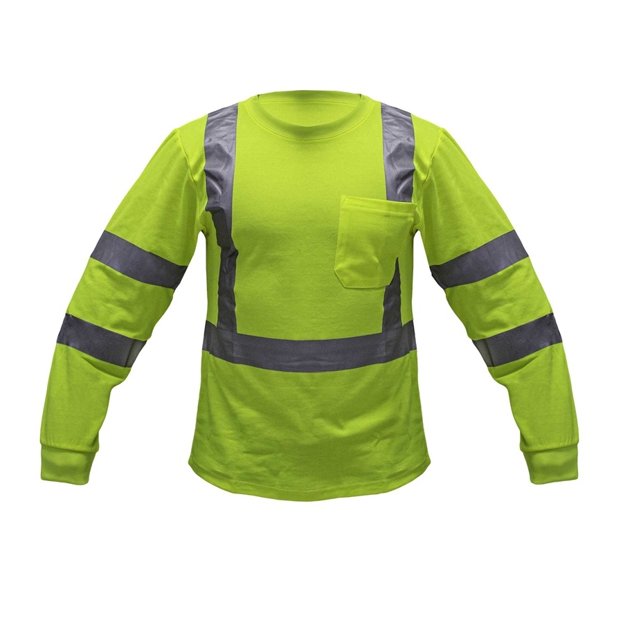 Suéter manga largacinta reflectivas tipo “DryFit”, ANSI Clase 3