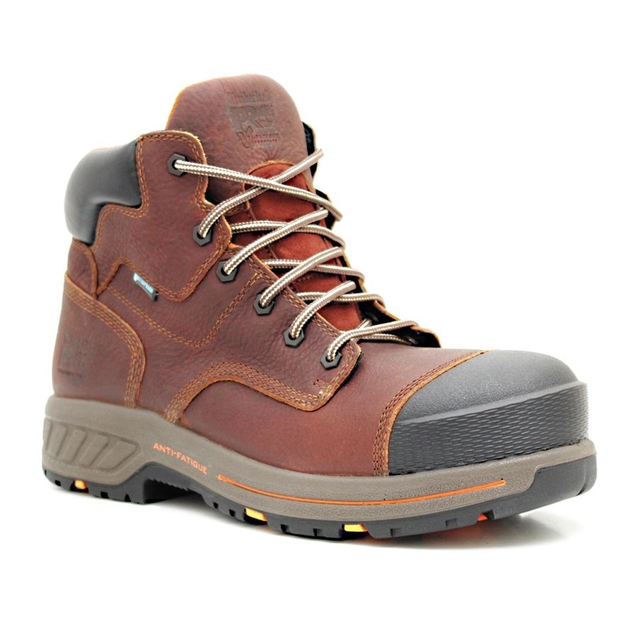 Bota de cuero con puntera y plantilla de fibra modelo “Helix HD”