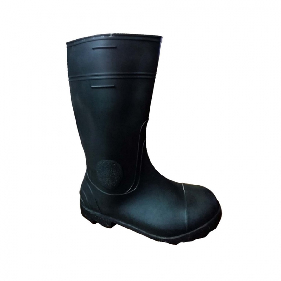 Bota industrial de PVC con puntera y plantilla de acero